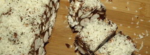 маршмеллоу с шоколадом и вишневым джемом. Шаг 5