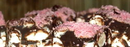 маршмеллоу с шоколадом и вишневым джемом. Шаг 6