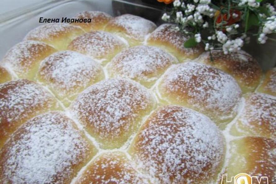 Рецепт немецких бухтелей с джемом