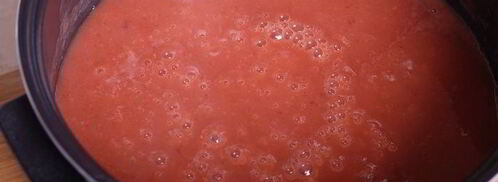 сливовый джем-соус с горьким шоколадом. Шаг 5