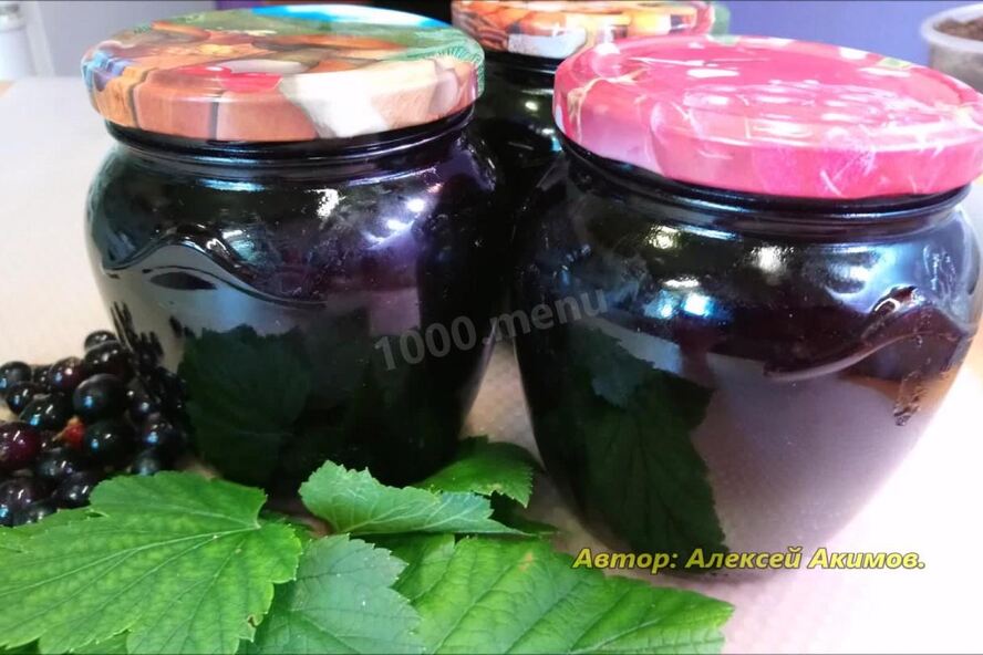Рецепт смородинового джема из черной смородины на зиму