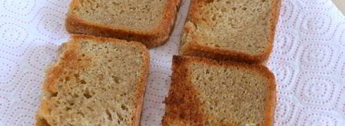 тосты с арахисовым маслом и джемом. Шаг 6