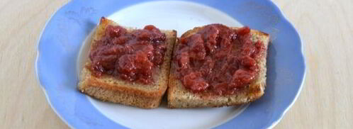 тосты с арахисовым маслом и джемом. Шаг 7