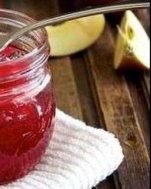 Яблочный джем с малиной