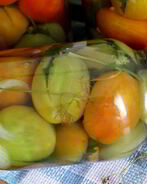 Фаршированные зеленые помидоры на зиму