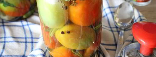 фаршированные зеленые помидоры на зиму. Шаг 9