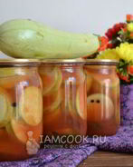 Кабачки с кетчупом чили на зиму