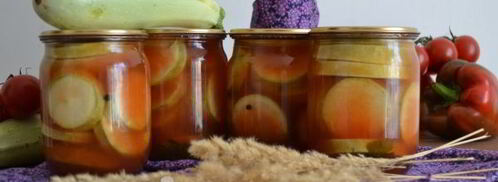 кабачки с кетчупом чили на зиму. Шаг 9