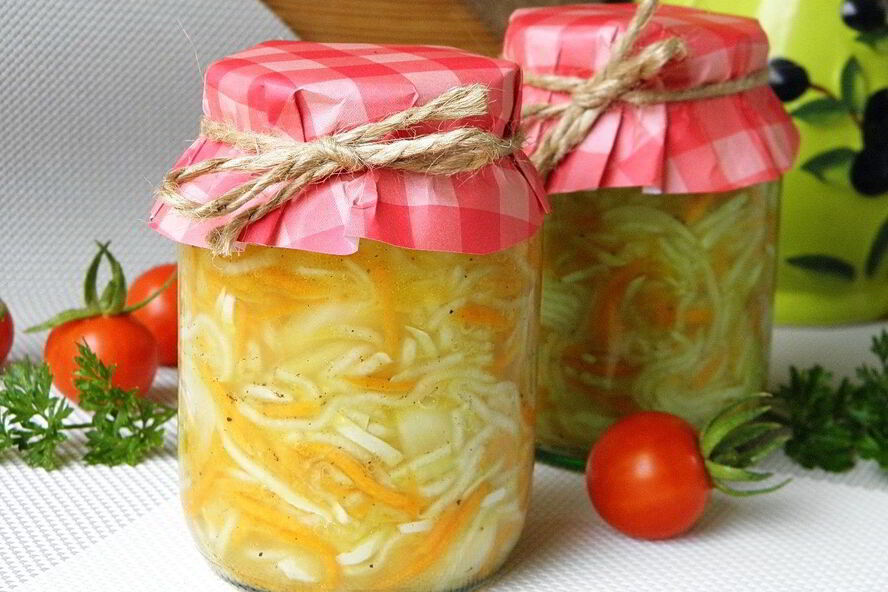 Рецепт кабачков с морковью и луком на зиму