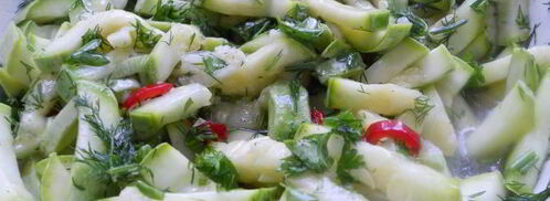 кабачки со вкусом грибов на зиму. Шаг 3