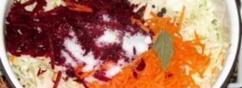 капуста, квашенная со свеклой. Шаг 3