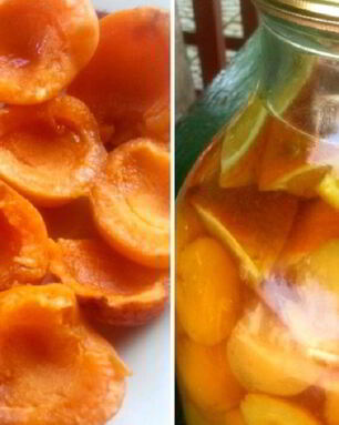 Компот из абрикосов и апельсинов