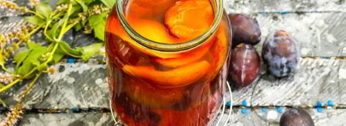 компот из груш и слив на зиму. Шаг 14