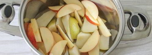 компот из груш и яблок на зиму. Шаг 4