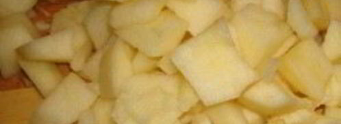 компот из мандаринов и яблок. Шаг 2