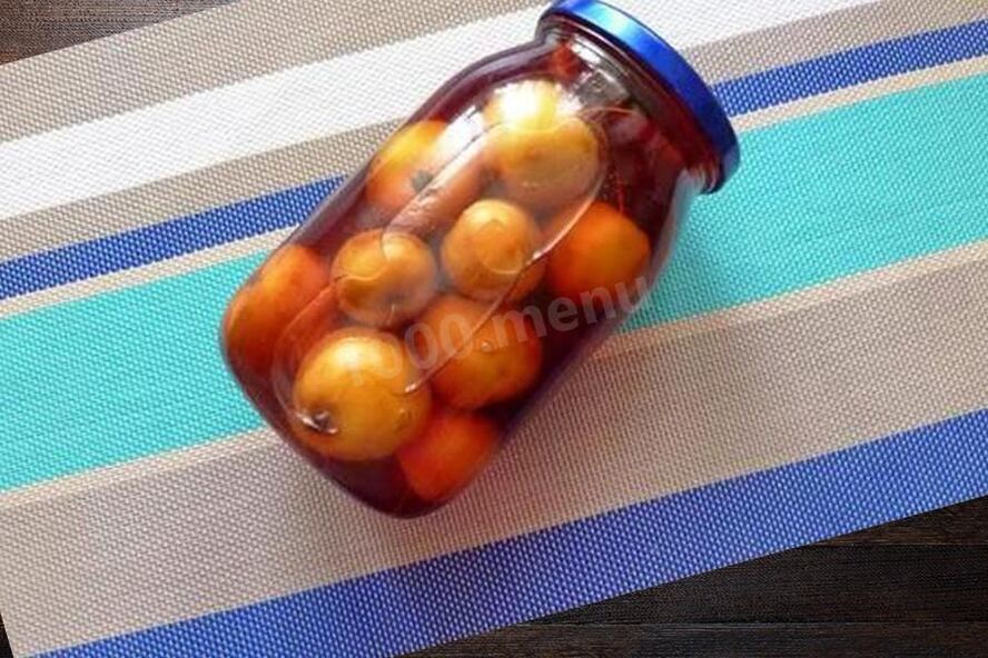 Рецепт компота из ранеток и сливы