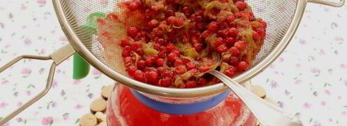 компот из ревеня и красной смородины. Шаг 3