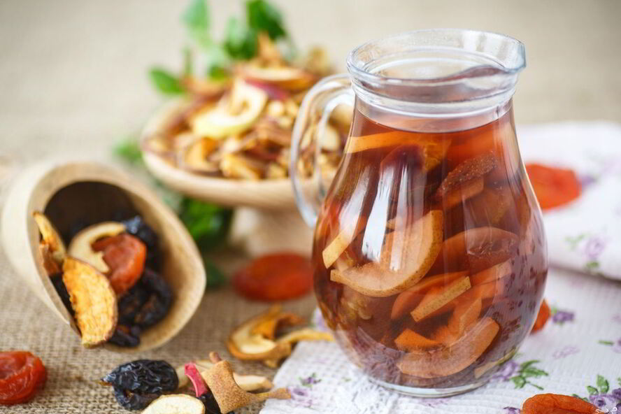 Рецепт компота из свежих сухофруктов