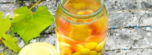 компот из винограда с косточками на зиму. Шаг 12