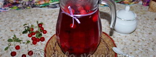 компот из вишни и черной смородины. Шаг 7