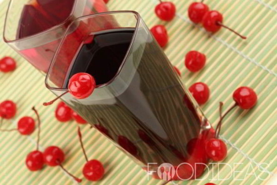 Рецепт компота из вишни и смородины