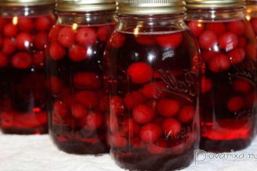 Рецепт компота из вишни на зиму