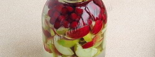 компот из яблок и кизила. Шаг 7