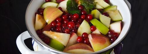 компот из яблок и клюквы. Шаг 6