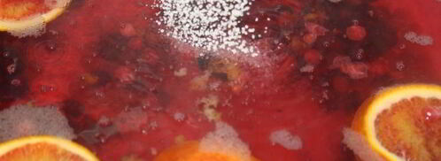 компот-крюшон со смородиной и гибридом мандарина с гранатом. Шаг 5