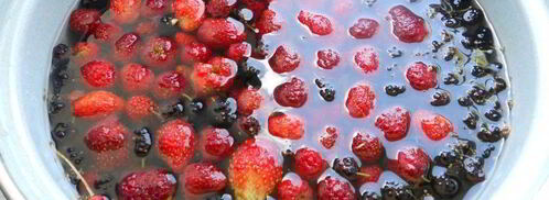 ягодный компот с лимоном. Шаг 2