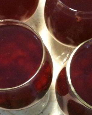 Желе из компота с желатином