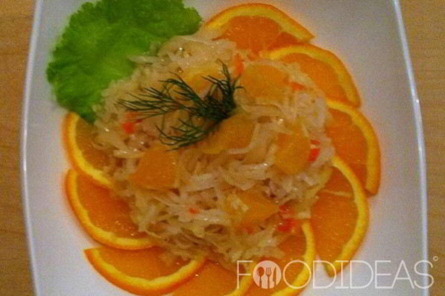 Рецепт квашеной капусты с апельсином