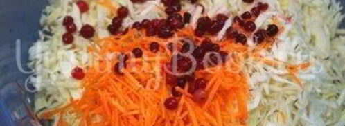 квашеная капуста с клюквой. Шаг 6