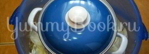 квашеная капуста с клюквой. Шаг 9