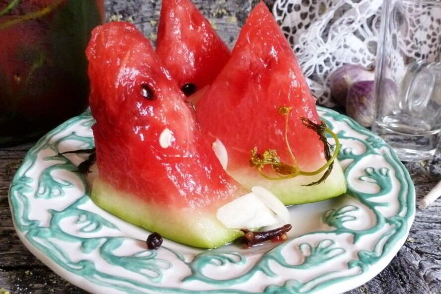 Рецепт квашеного арбуза