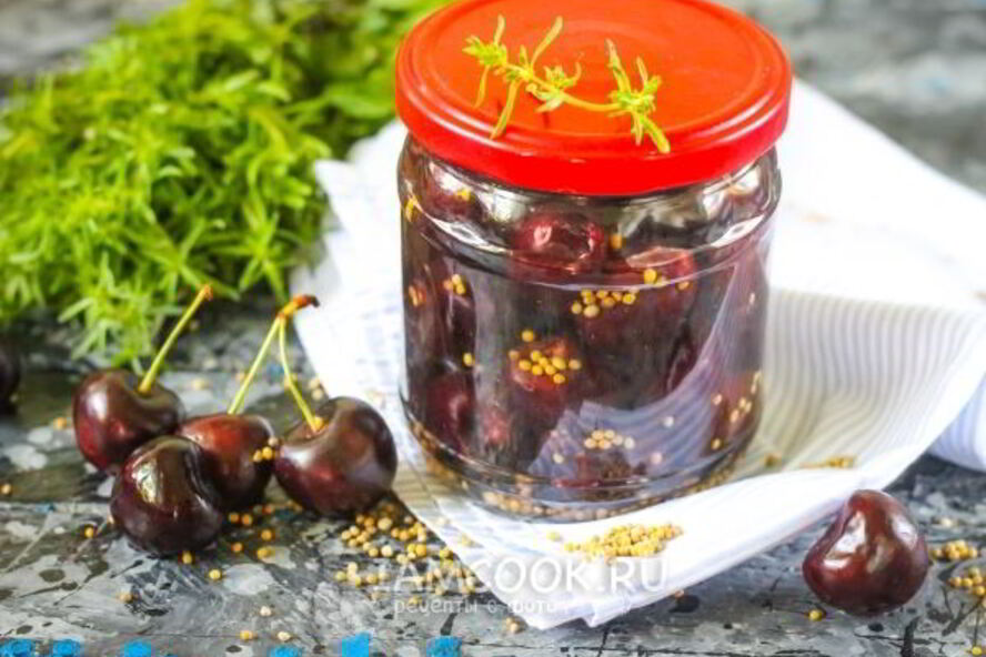 Рецепт маринованной черешни на зиму