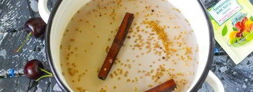 маринованная черешня на зиму. Шаг 11