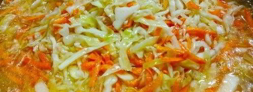 маринованная капуста с морковью. Шаг 2
