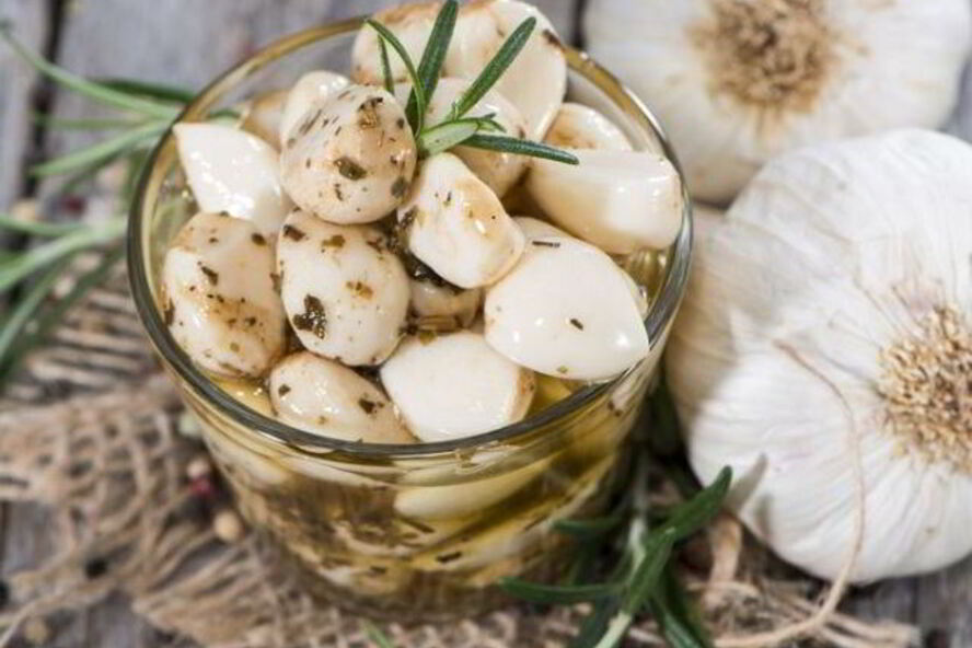 Рецепт маринованного зубчиками чеснок