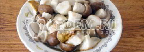 маринованные белые грибы закусочные. Шаг 6