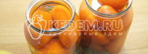 маринованные помидоры в литровых банках на зиму. Шаг 4