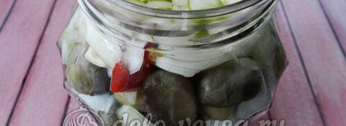 маринованные шампиньоны на зиму. Шаг 10