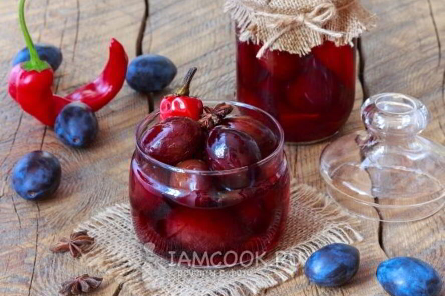 Рецепт маринованных слив угорка