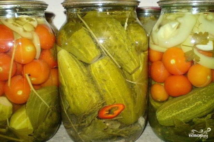 Рецепт острых маринованных огурчиков на зиму