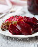 Свекла, маринованная с апельсином