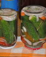 Огурцы с морковью на зиму