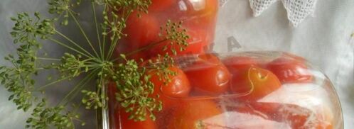 помидоры в снегу с чесноком на зиму. Шаг 5