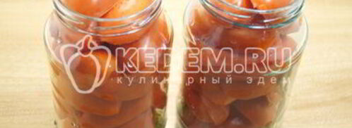 помидоры в желе на зиму. Шаг 3