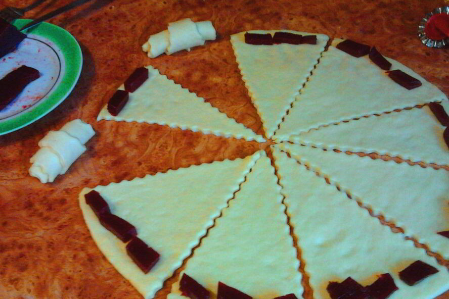 Рецепт пальчиков с повидлом