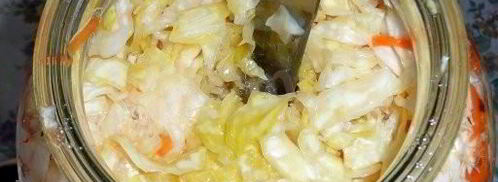 быстрая капуста горячим способом в рассоле. Шаг 9